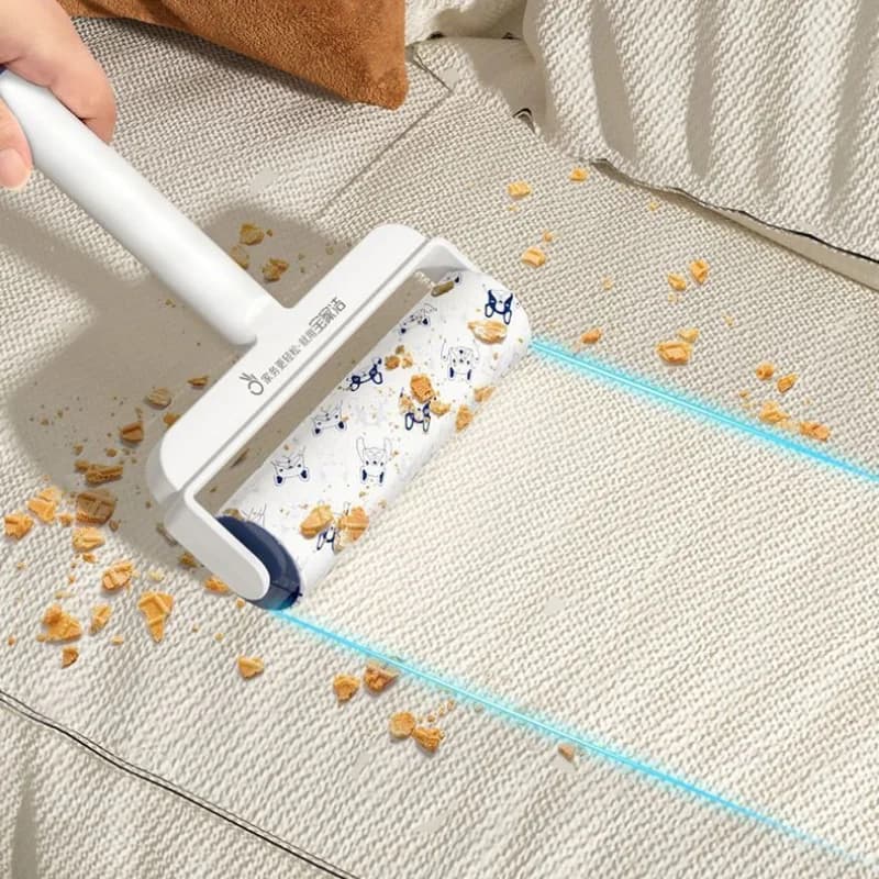 Lint Roller Household Lint Paper Tearable Refill Paper Tube for Clothes Pet Hair Sticky Dust Removal Fur Remover