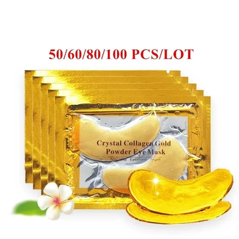 50/60/80/100 Pz Crystal Collagen Gold Eye Mask Dark circles Acne Beauty Patch for the care of Korean cosmetic eyes skin