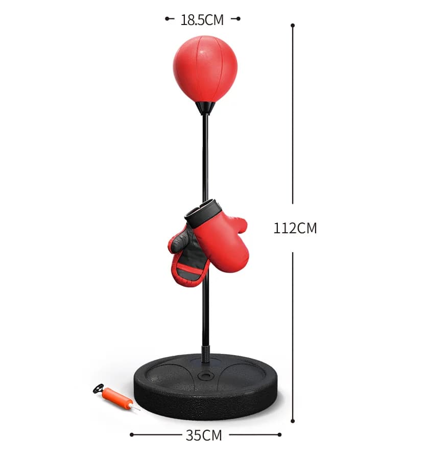 Cheap adjustable boxing balls set for standing boxing bags for outdoor sports for children