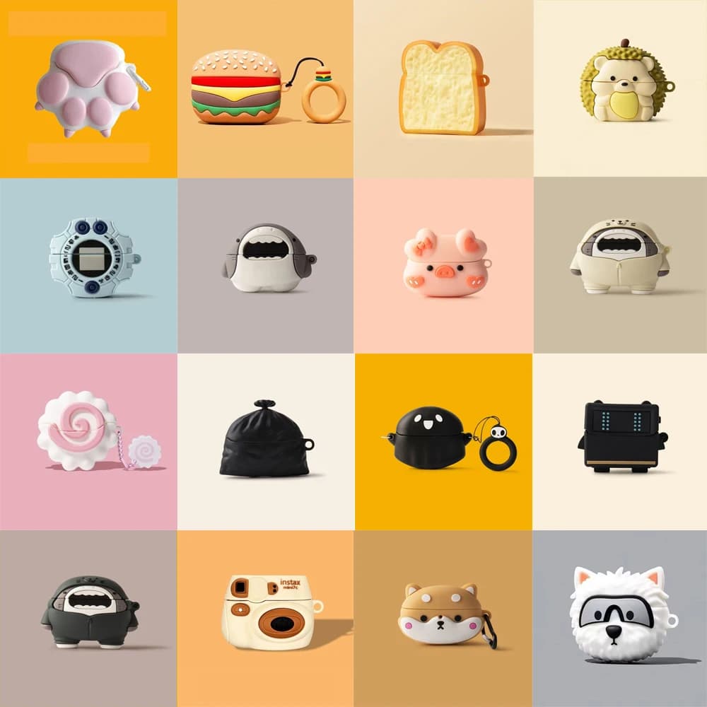Custodia per auricolari per Xiaomi Redmi Buds 6 5 Pro Custodia in silicone senza fili Bluetooth per Redmi Buds 6 lite Custodia protettiva simpatico cartone animato