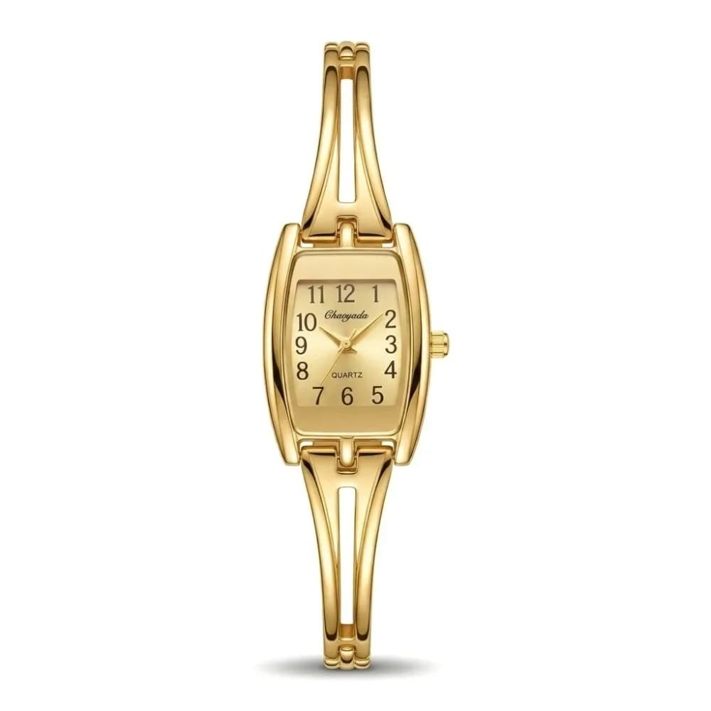 Trendy Retro Women's Wristwatch Luxury Look Elegant Ladies Watches Golden/Silver Bracelet Watch Gift for Women