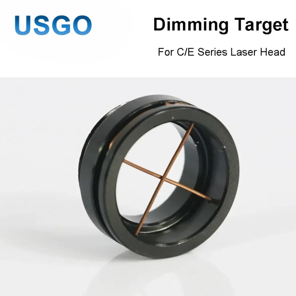 USGO CO2 Laser Path Alignment Tool Red Light Beam Calibrating Device Dimming Paper Target for Laser Head Engraver Cutter