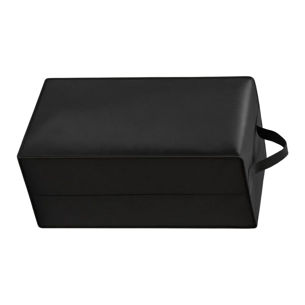 Black 600D Waterproof Cover for Snow Cone Maker Fits 38cm x 25cm x 48cm Ice Shaver Machine Dust Protection Cover