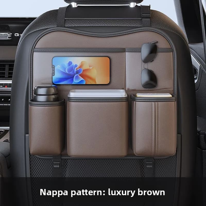 Universal SUV Car Seat Storage Bags, Car Seat Back Storage Bags, Car Trash Cans, Tissue Boxes, Auto Accessories Racks
