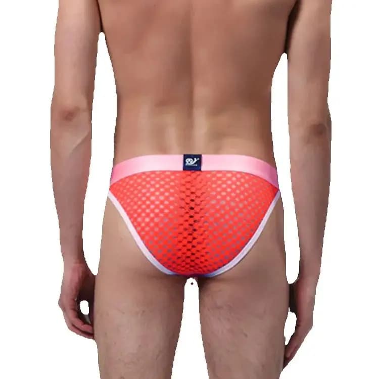 Mesh High Fork Briefs Ropa Interior Hombre Slip Man Underwear Sexy Lingerie Pouch Underpants Fishnet Sexiest Panties Male