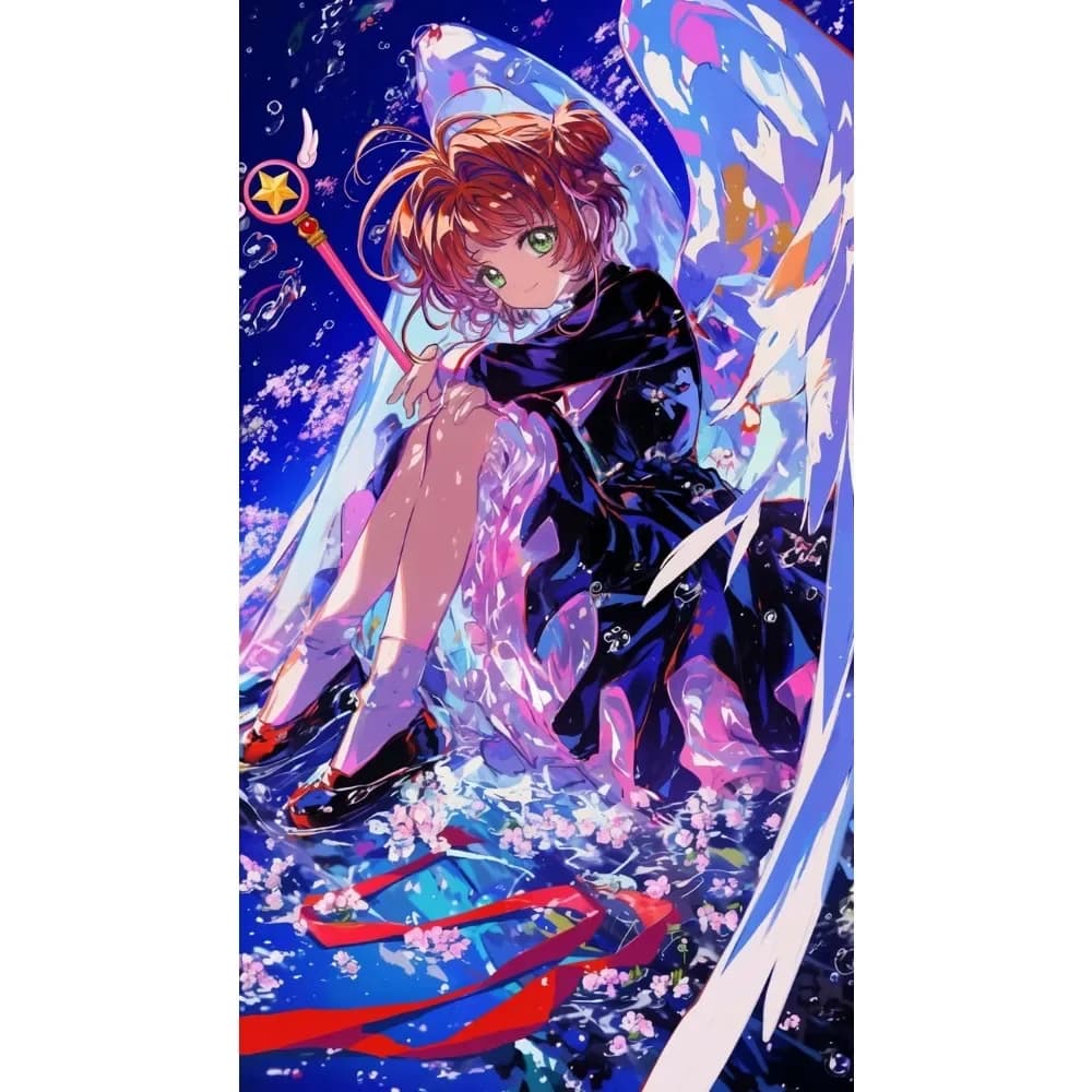 Diamond Painting Cardcaptor Sakura Cartoon Characters Mosaic Handmade Artwork Round/Square Diamonds Gift Home Decor