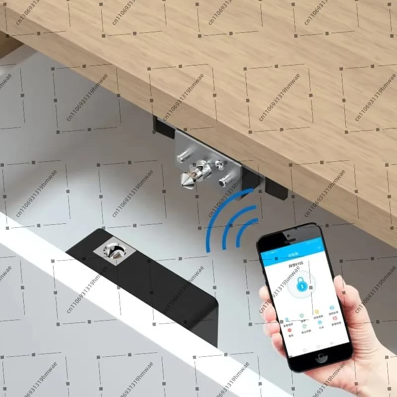Serratura per armadietto Cassetto per schede IC Smart Lock Ttlock Serratura magnetica Telefono cellulare Scheda NFC Cassetto di sblocco senza chiave