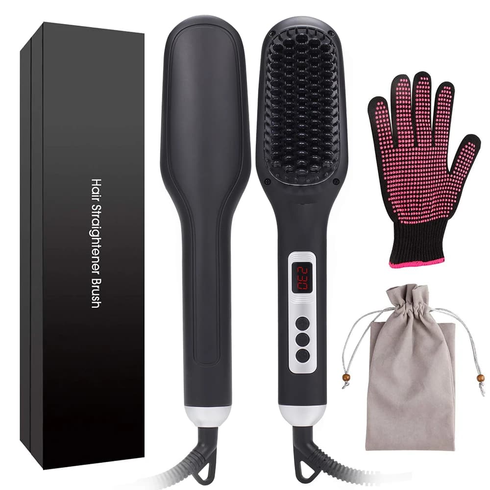 Smart Library Professional Smooth Brush, Ionic Ion Electric Comb for Hair