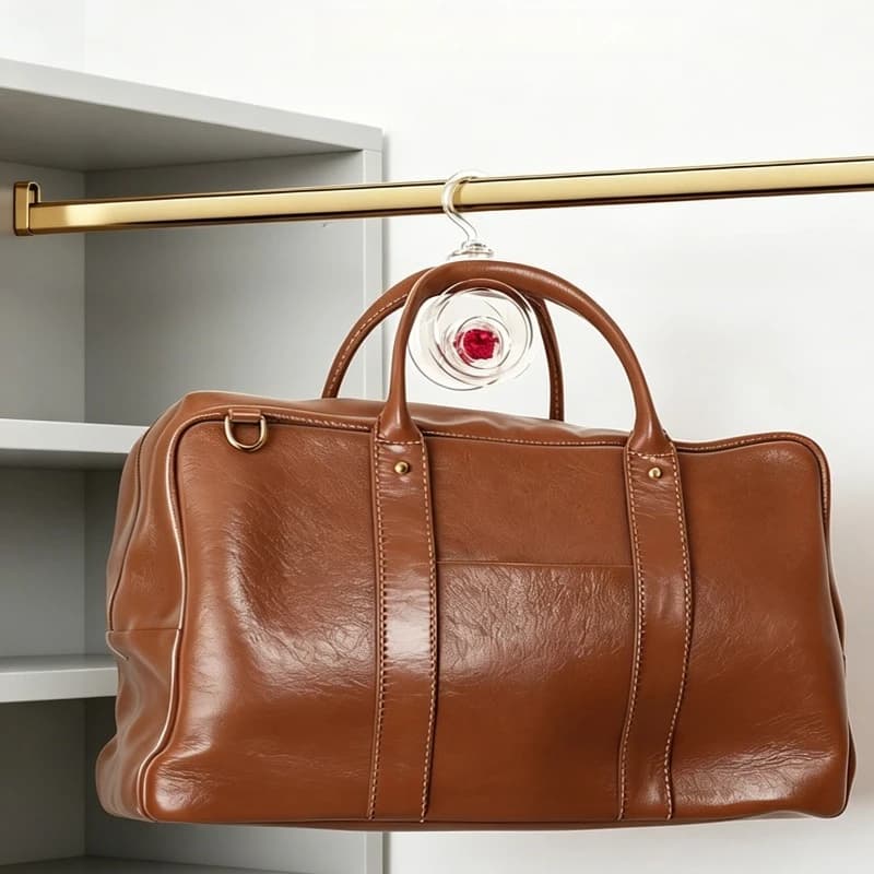 Backpack Hook Rotatable Wardrobe Hanger Built-in Removable Fragrance Box Moisture-Proof Damp-Proof Ideal for Bags Ties Scarves