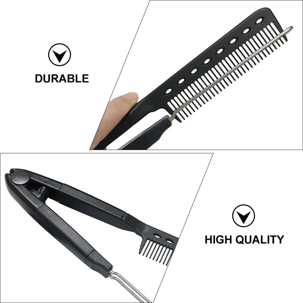 Utile raddrizzare i capelli pettine da salone parrucchiere strumento liscio tenere pinze strumenti per lo styling dei capelli per salone donna spazzola per capelli piastra
