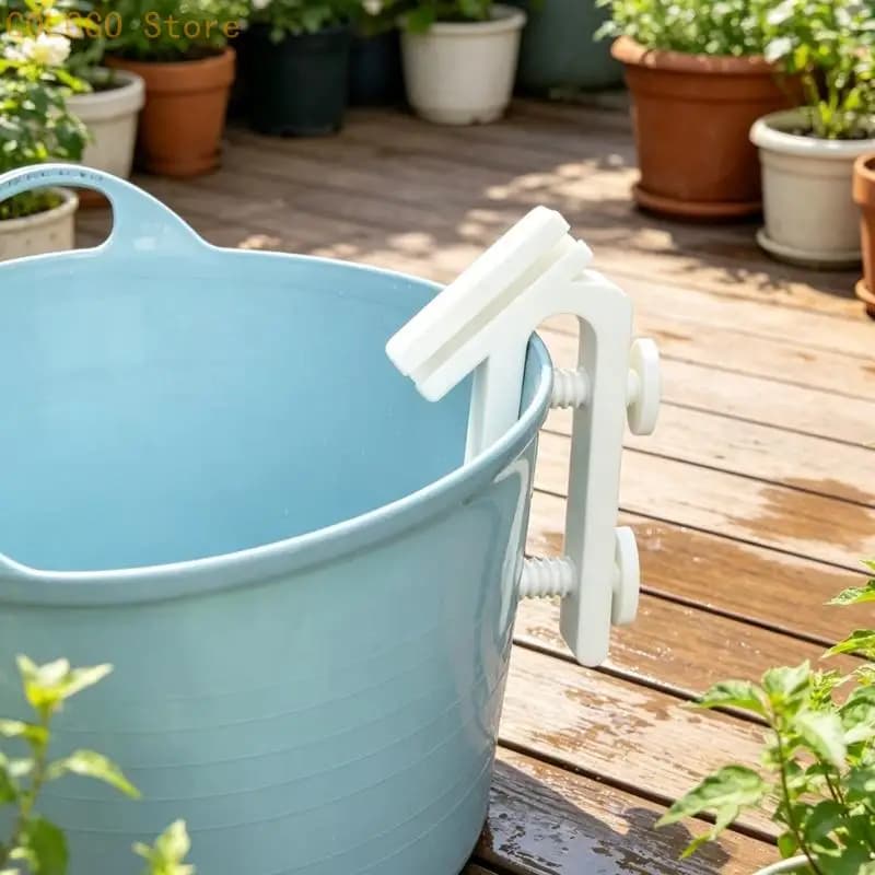 Easy To Use Bucket Hose Retainer Support For Fish Tanks Garden Irrigation And Car Washing Efficient Watering Needs D0LD