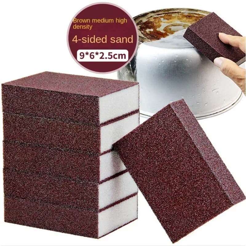 Nano gomma spugna magica, spazzola antiruggine, pulizia pentole, pulizia decalcificazione smeriglio pulito, pentole per strofinare, utensili da cucina, gadget, accesso