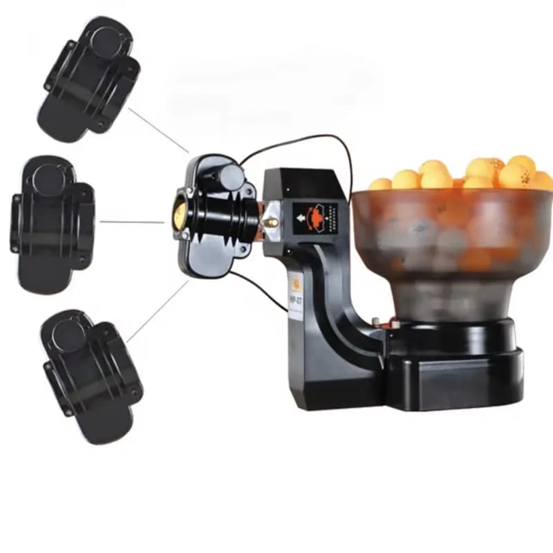 36-Macchina automatica per palline robot per palline da ping pong con rotazione diversa per l'allenamento