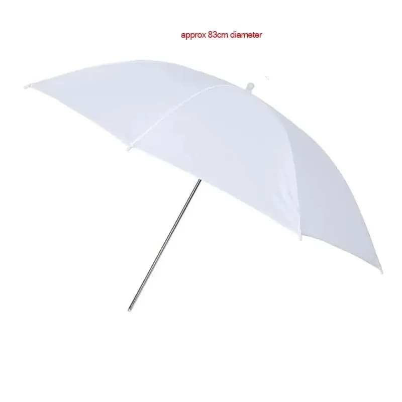 Diffusore flash morbido riflettente per fotografia portatile leggero, abbigliamento per ritratti, ombrello riflettente a luce soffusa bianca