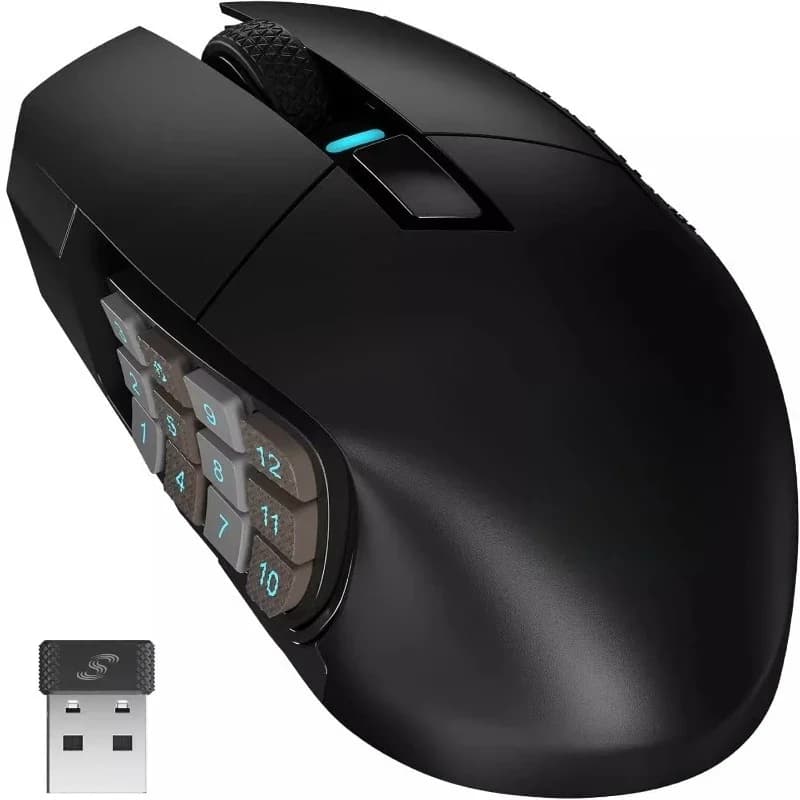Mouse da gioco MMO wireless