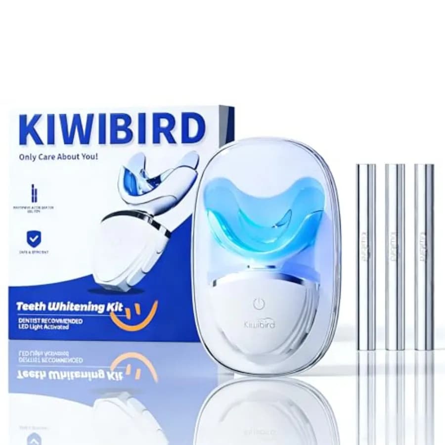 Clearing Kit for Sensitive Tooths - 3 Sicure Gel Pens for Nail Polish with LED Light and IPX7 Waterproof Wireless Charging Case