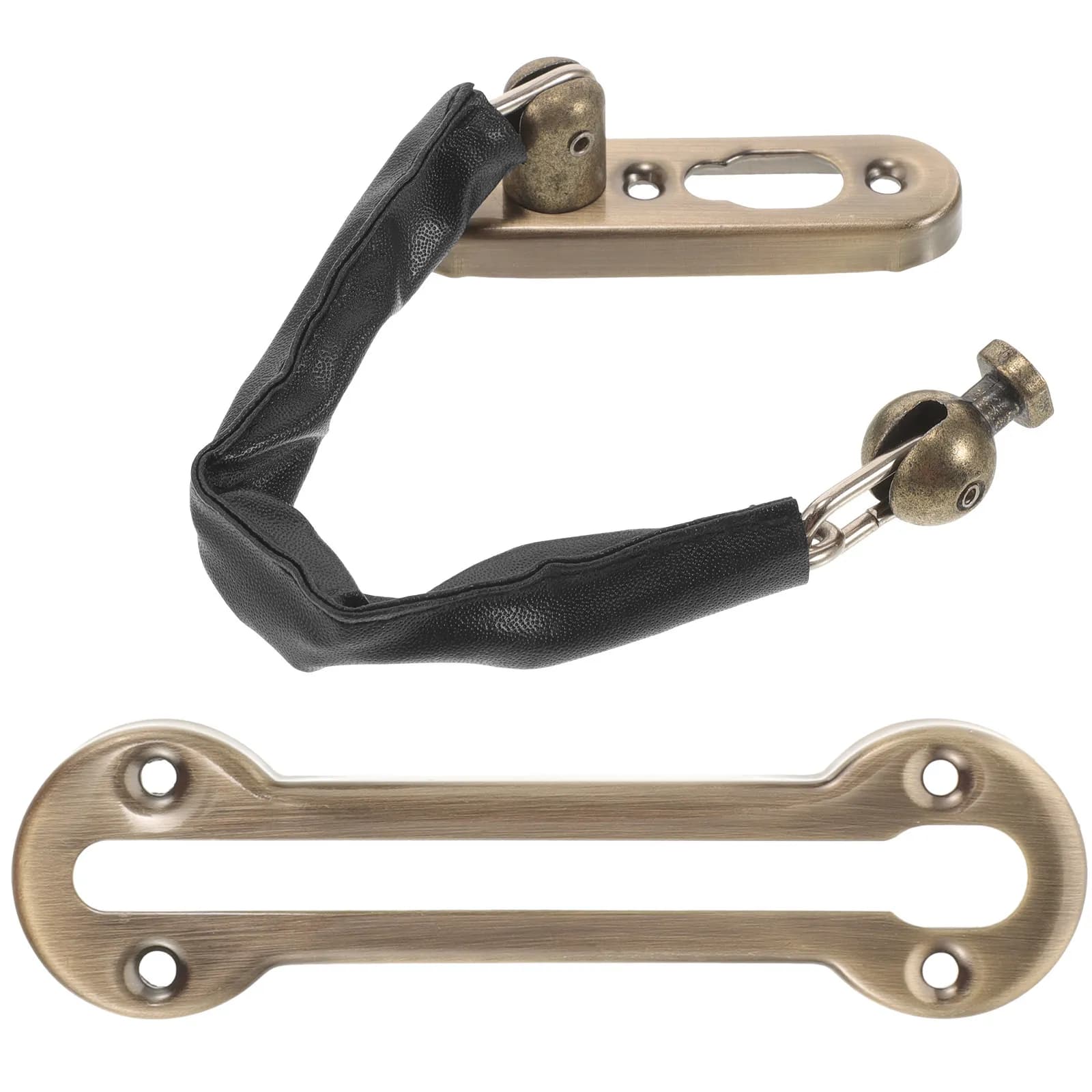 Catena di Sicurezza Antifurto Rinforzata in Acciaio Inox per Porte Interne, Serratura di Sicurezza Resistente