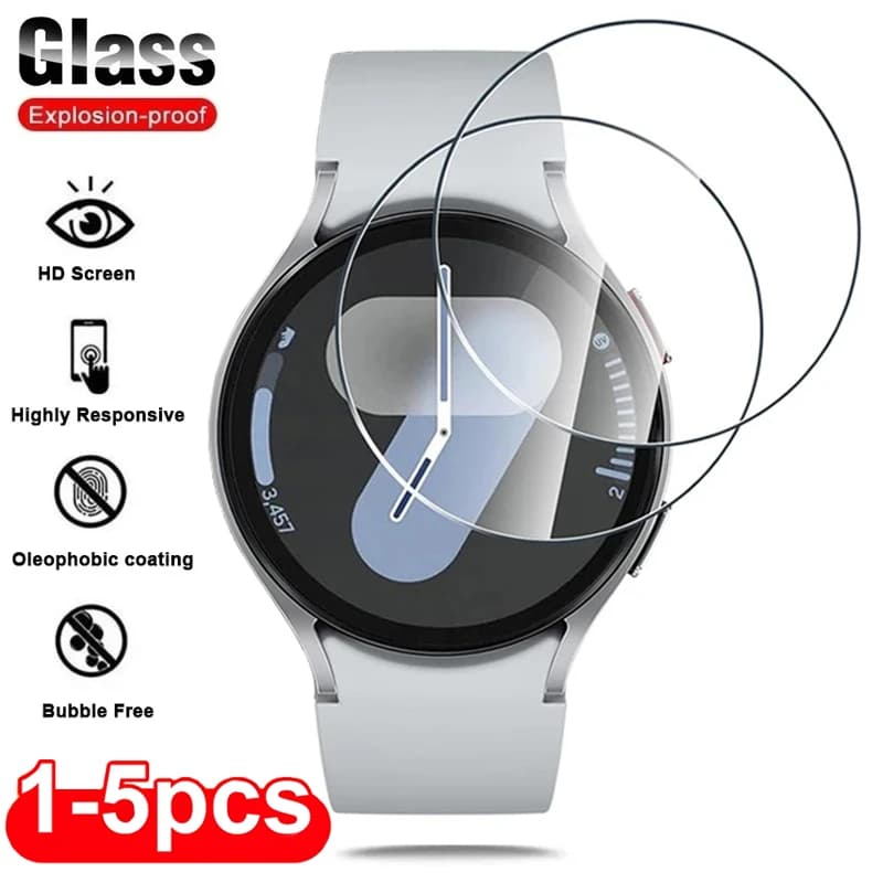 Pellicola protettiva in vetro per Samsung Galaxy Watch 7 Ultra 6 5 4 Protezione schermo Samsung serie 40mm 44mm 45mm 46mm 47mm 42mm 43mm