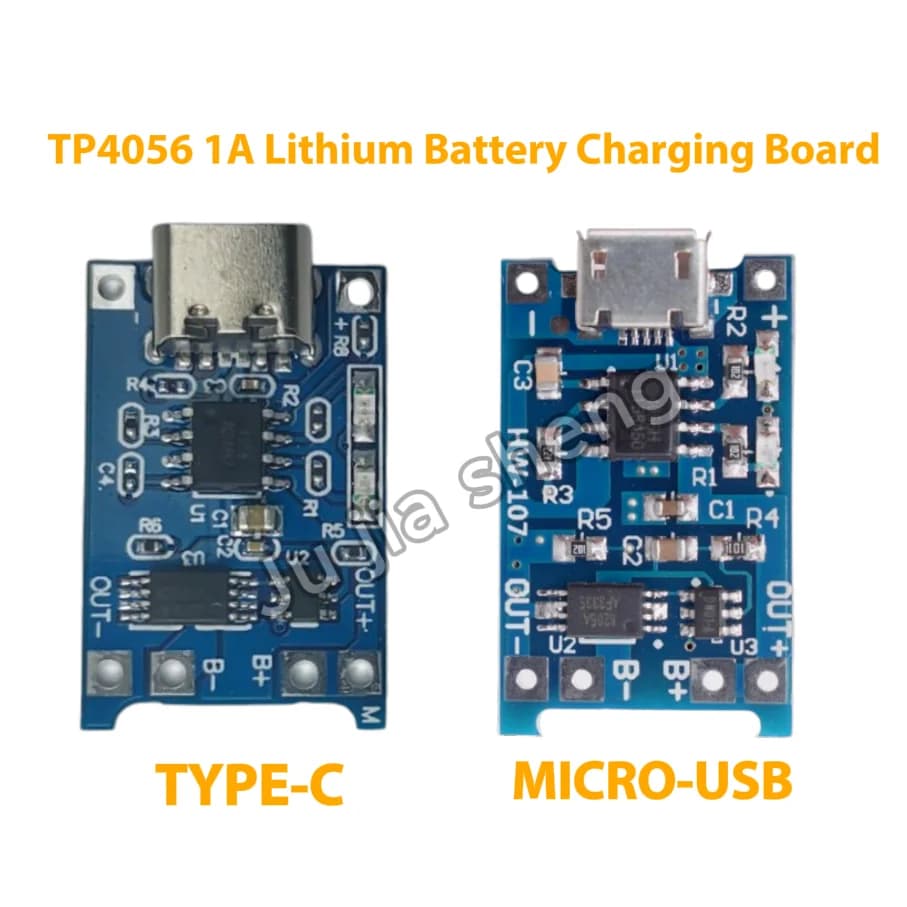5-20 pz TP4056 Tipo-C Micro USB 18650 1A Batteria Al Litio Scheda di Ricarica Modulo Interfaccia di Protezione di Ricarica 2-in-1