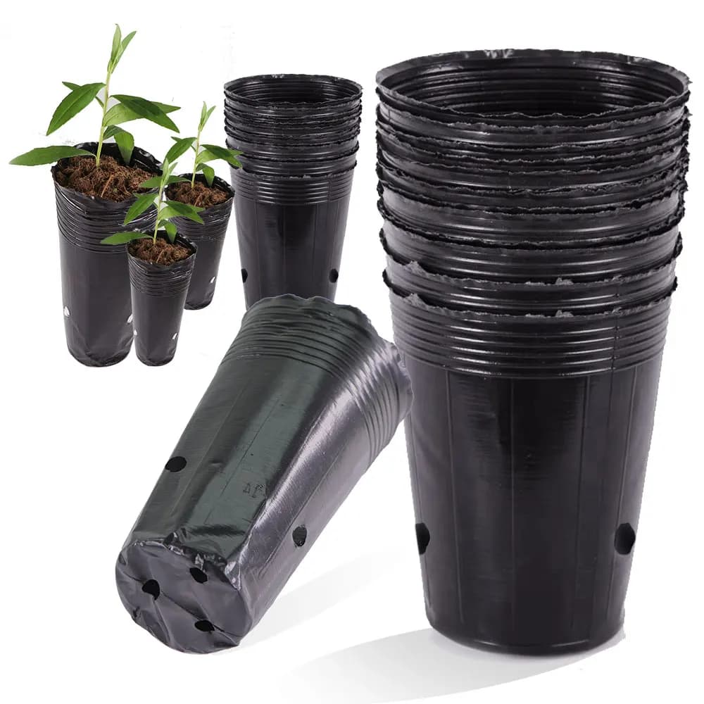 10/50/100PCS Garden Addensing Plants Cultivating Bag for Sapling Semi Germining Plants Plastic Growing Morbid Breathable Vivary Vase