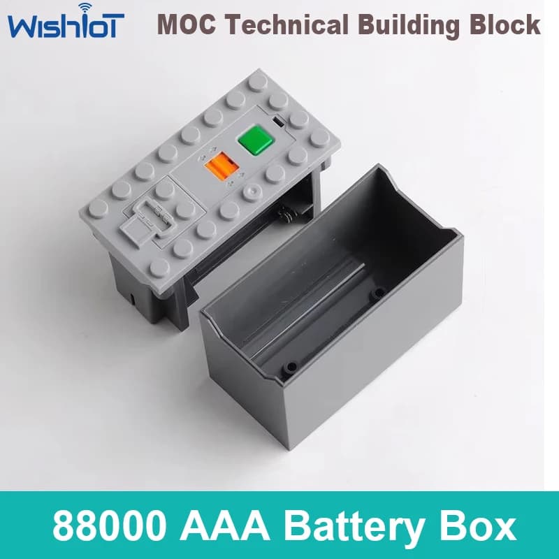 88000 Building Block Power AAA Scatola batteria Parti tecniche MOC Train Car compatibile con Legoeds