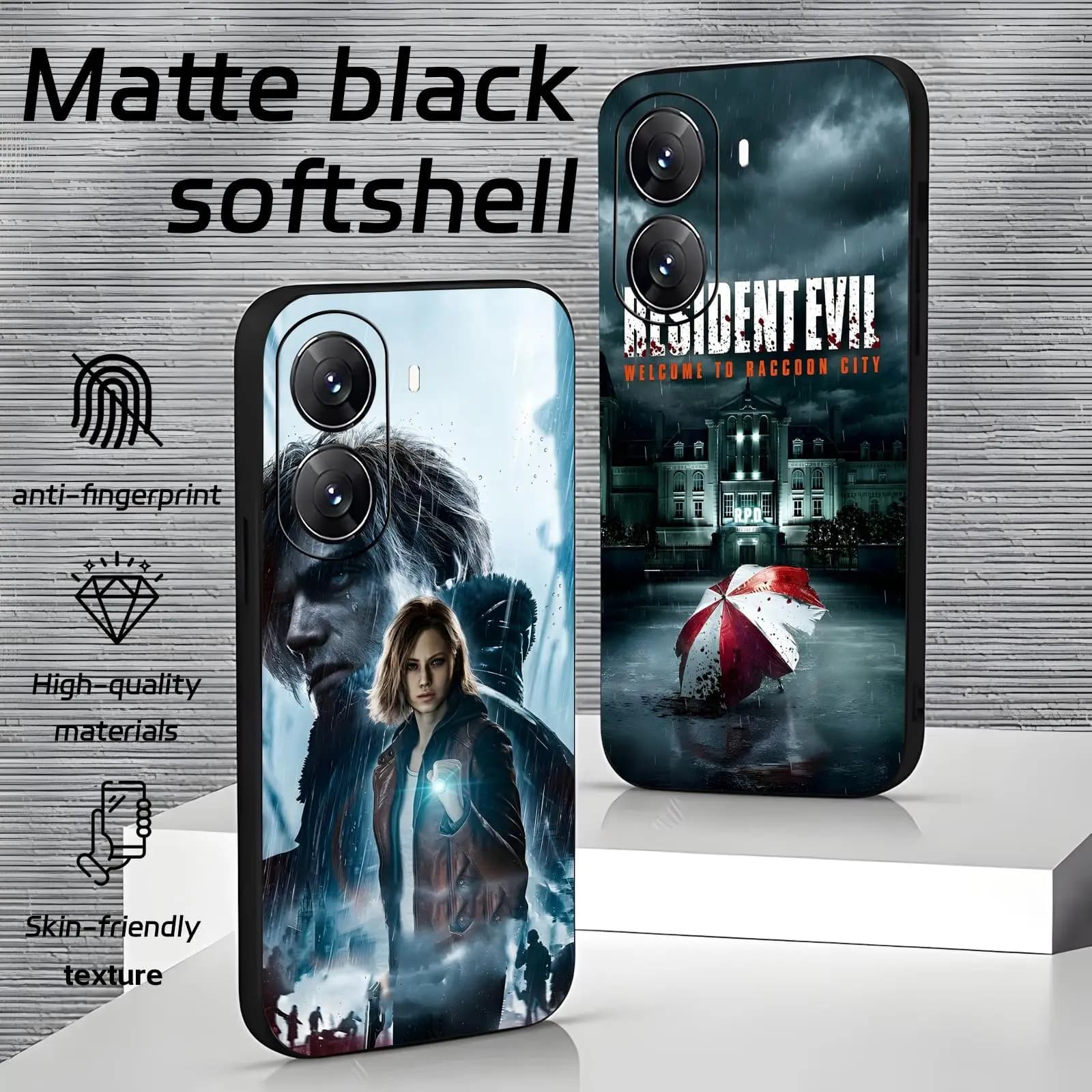 hot game Resident Evil Phone Case For Xiaomi POCO M7 M6 M5 X8 X7 X6 F8 F7 F6 Pro 5G Soft black Shockproof Cover