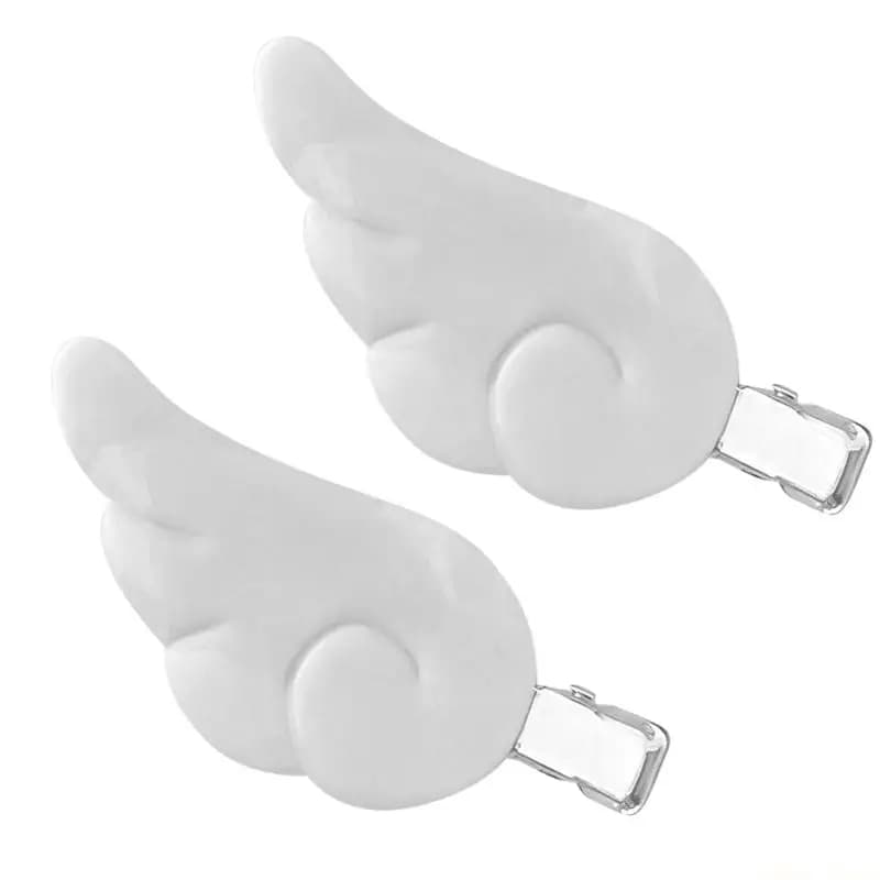 Eye-catching Barrettes Elegant Angel Wing Hair Clip for Women, Fashionable Bunches Hairpin