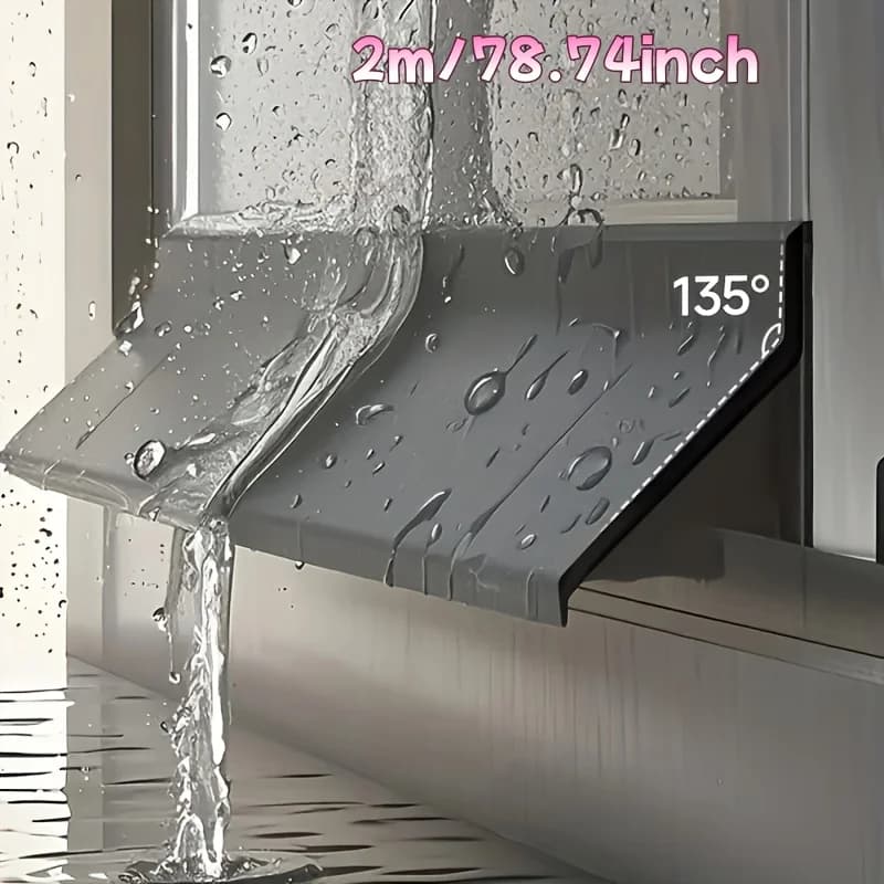 78.74 Inch Self Adhesive Weather Strip Waterproof Windproof Soundproof Rubber Seal For Window Door Balcony Cuttable