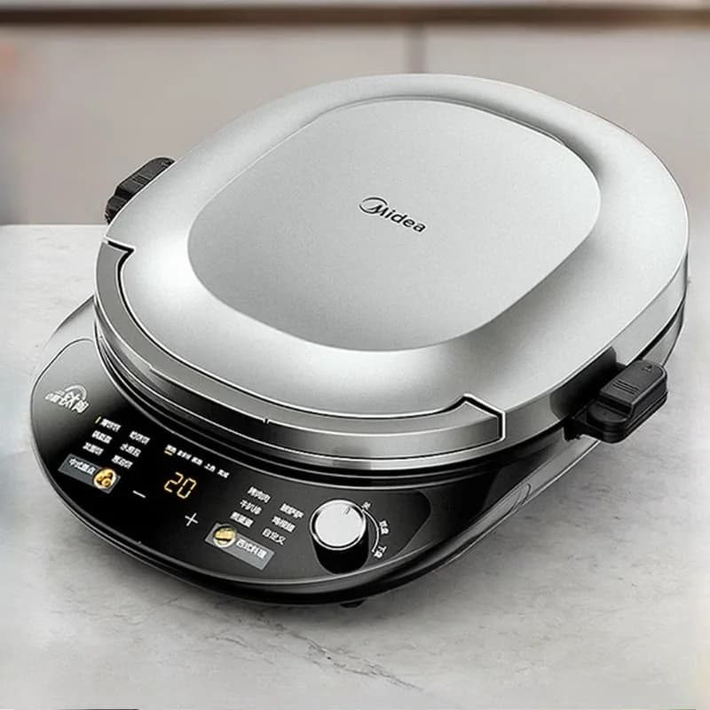 Electric plate Midea with Bilateral heating, Extra Grande and Deep, for Sandwich and Pancake