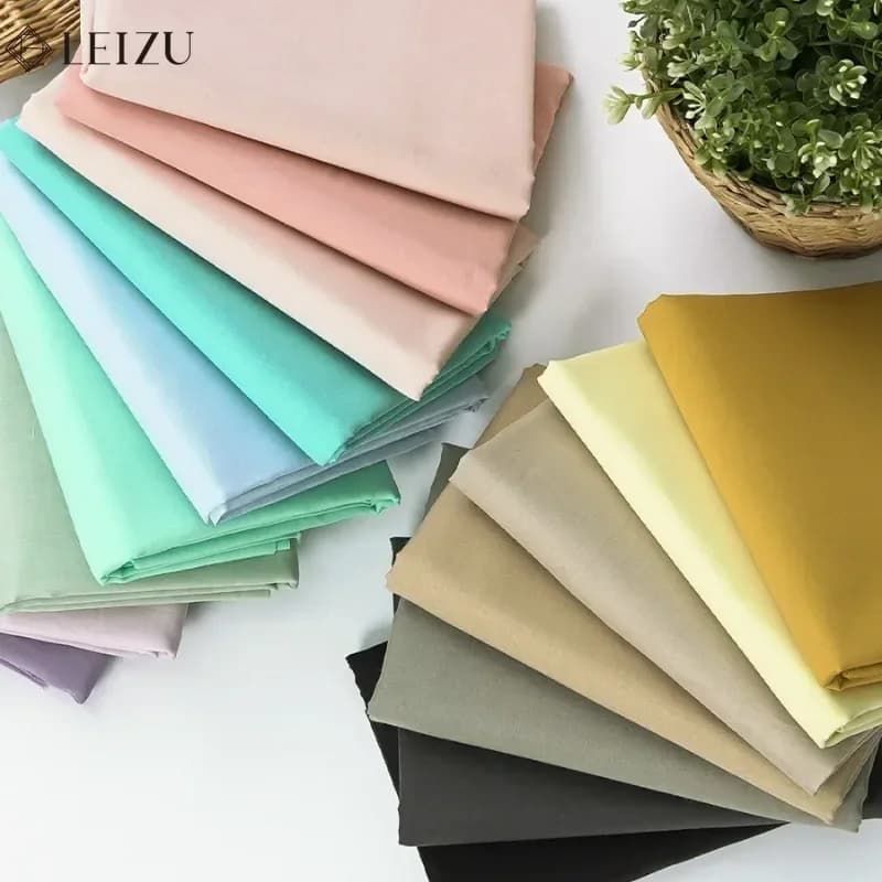 145x100cm/50cm Pure Cotton Lining Fabric Thin Soft for Sewing Shirt Skirt Gauze Scarf DIY Handmade Decoration Material