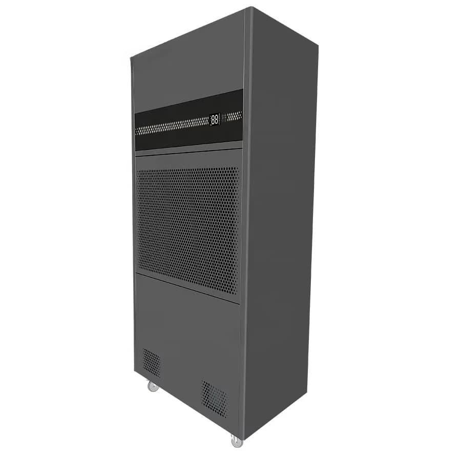 Piccolo deumidificatore domestico Controllo automatico dell'umidostato Macchina a base di compressore montata a parete Display a LED elettrico