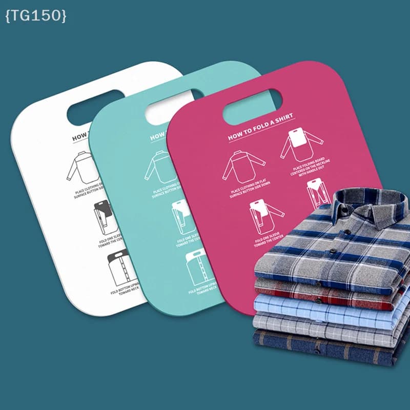 【F2-TG150】Organizzatore per Armadio e Piegatore per Bucato - Tavola Pieghevole Multimisura per Magliette, Vestiti, Abbigliamento per Bambini/Adulti