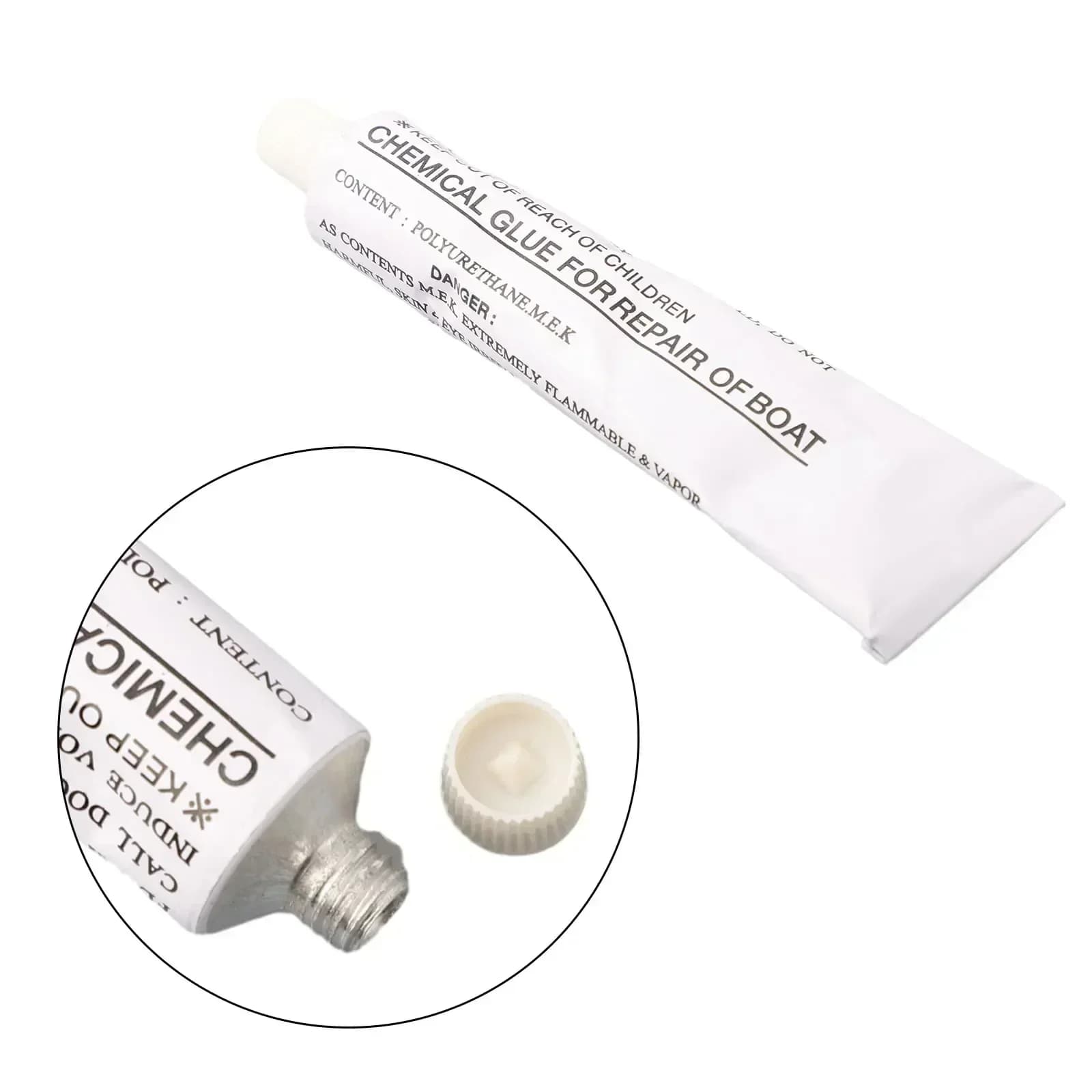 30ml SUP-Patch Kit Tubi di colla per riparazione Sport PVC Paddleboard Kayak Gonfiabile Barche Letti ad aria Colla per riparazione coltellata pesante
