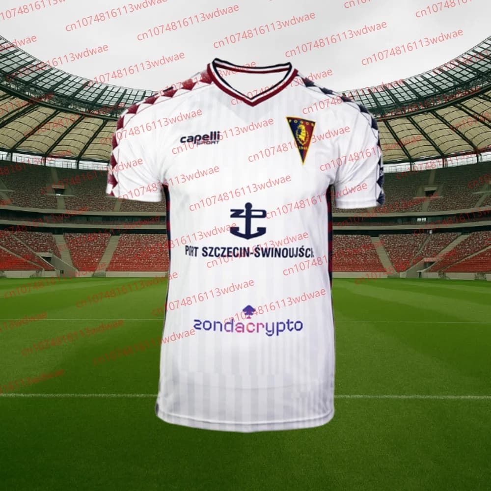 Polish Men's Soccer Jersey 2025 Poland Quick Drying Knit Knit for Adults/Children Szczecin Men Boy Special Edition