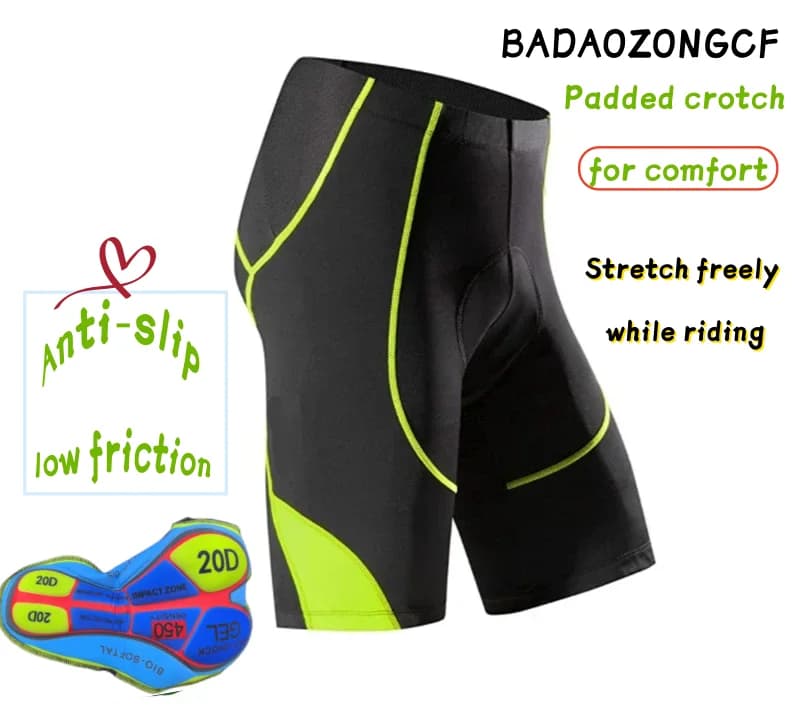 20D Gel Pad Cycling Bicycle Clothes Short Pants Mountain Bike Shorts Cycling Clothing Shockproof Cycling Shorts