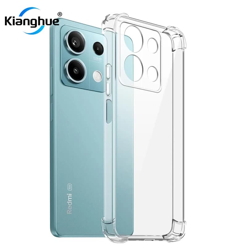 Custodia in silicone antiurto per Xiaomi Redmi Note 13 12S 12T 11 11T 11S 10 10S Pro Plus Pro + 4G 5G Trasparente morbida ultra sottile Shell