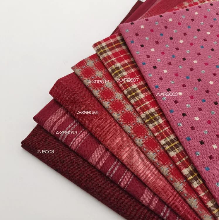 1 yard not connected DIY Japan Little Cloth Yarn-dyed fabric,for sewing Handmade Patchwork Quilting For Sewing Doll clothes