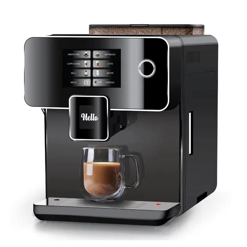 Professional Coffee Machine Automatic Hot Milk Hot Water Steam Latte Cappuccino Coffee Espresso Coffee Machine