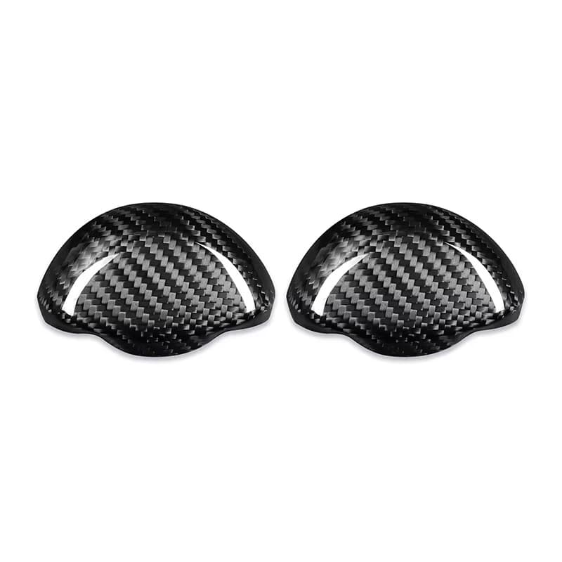 Protezione decorativa per accessori interni con guscio per cintura di sicurezza in fibra di carbonio