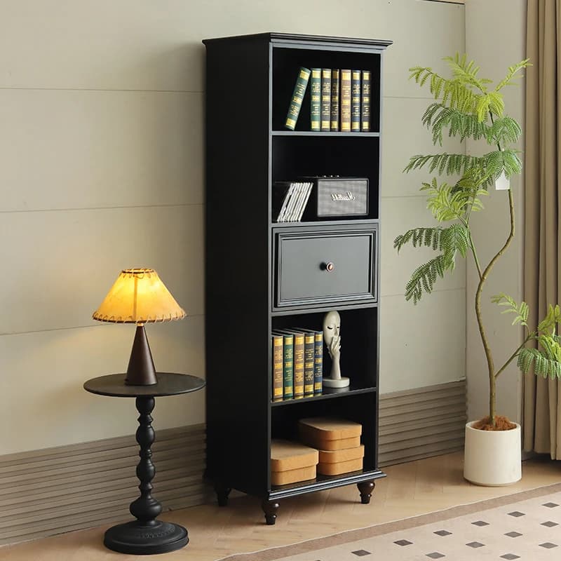 Mobile TV americano in legno massello Armadietto alto per vino Armadietto Vetrina semplice Lato in vetro decorativo