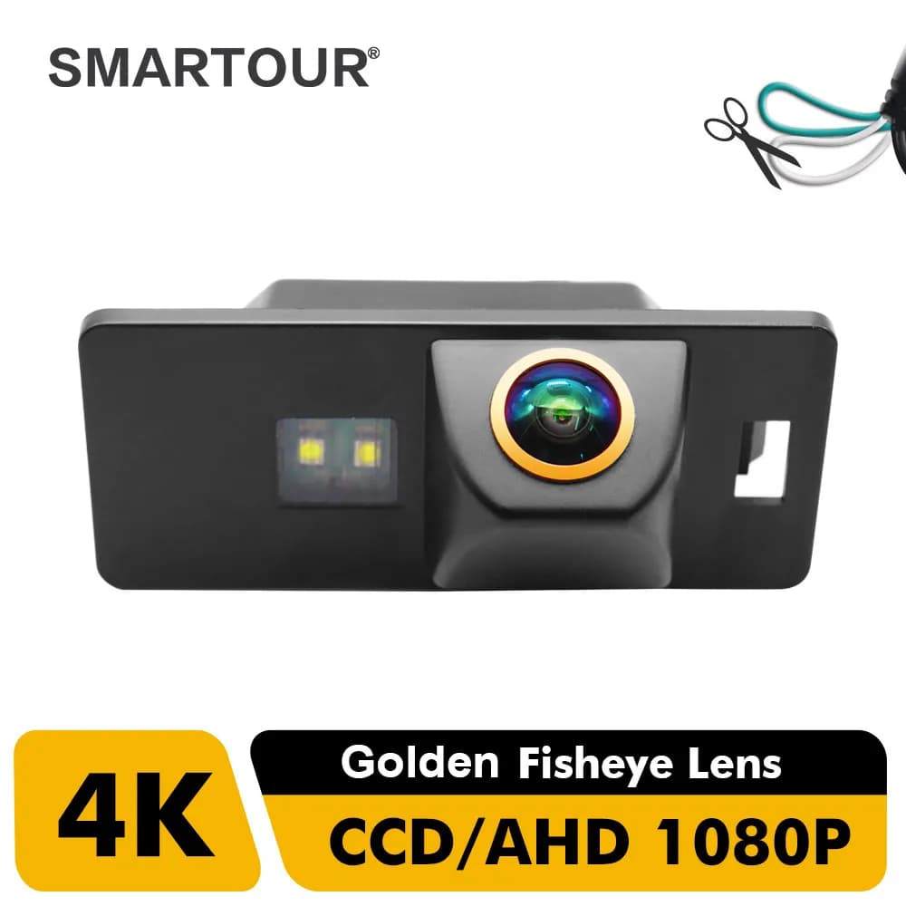 Telecamera di retromarcia per auto AHD 1080P HD Night Vision veicolo per Audi A1 A3 A4 A5 A6 RS4 TT Q5 Q7 Passat R36 telecamera per retromarcia