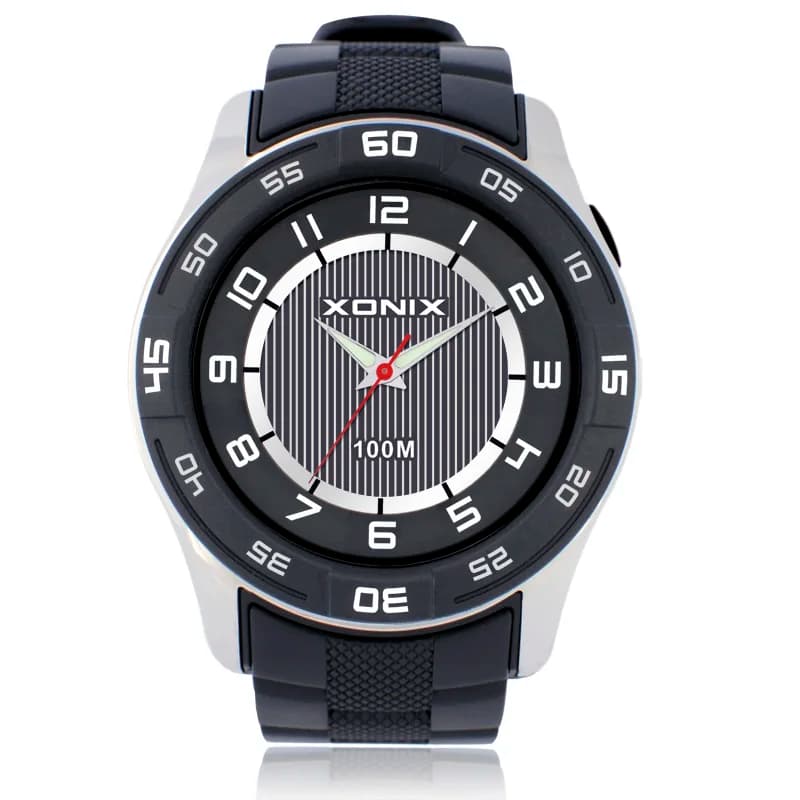 XONIX Fashion Men Sports Quartz Watches Waterproof 100m Outdoor Fun Watch Swimming Diving Luminous Watch Retro Relogio Masculino