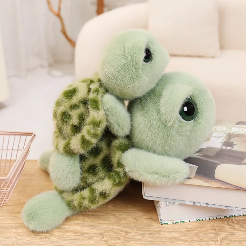 22/28/40CM Lovely Big Eyes Tortoise Plush Toy Cute Sea Turtle Doll Stuffed Soft Animal Pillow Home Decor Birthday Gift