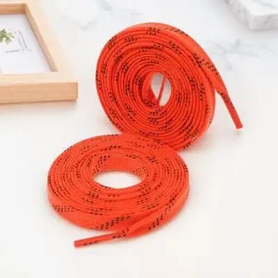 Lacci Cerati per Pattini da Hockey 108cm, Lacci Piatti per Pattini da Ghiaccio, Accessori Durevoli in Poliestere e Cotone per Sport su Ghiaccio, Facili da Regolare