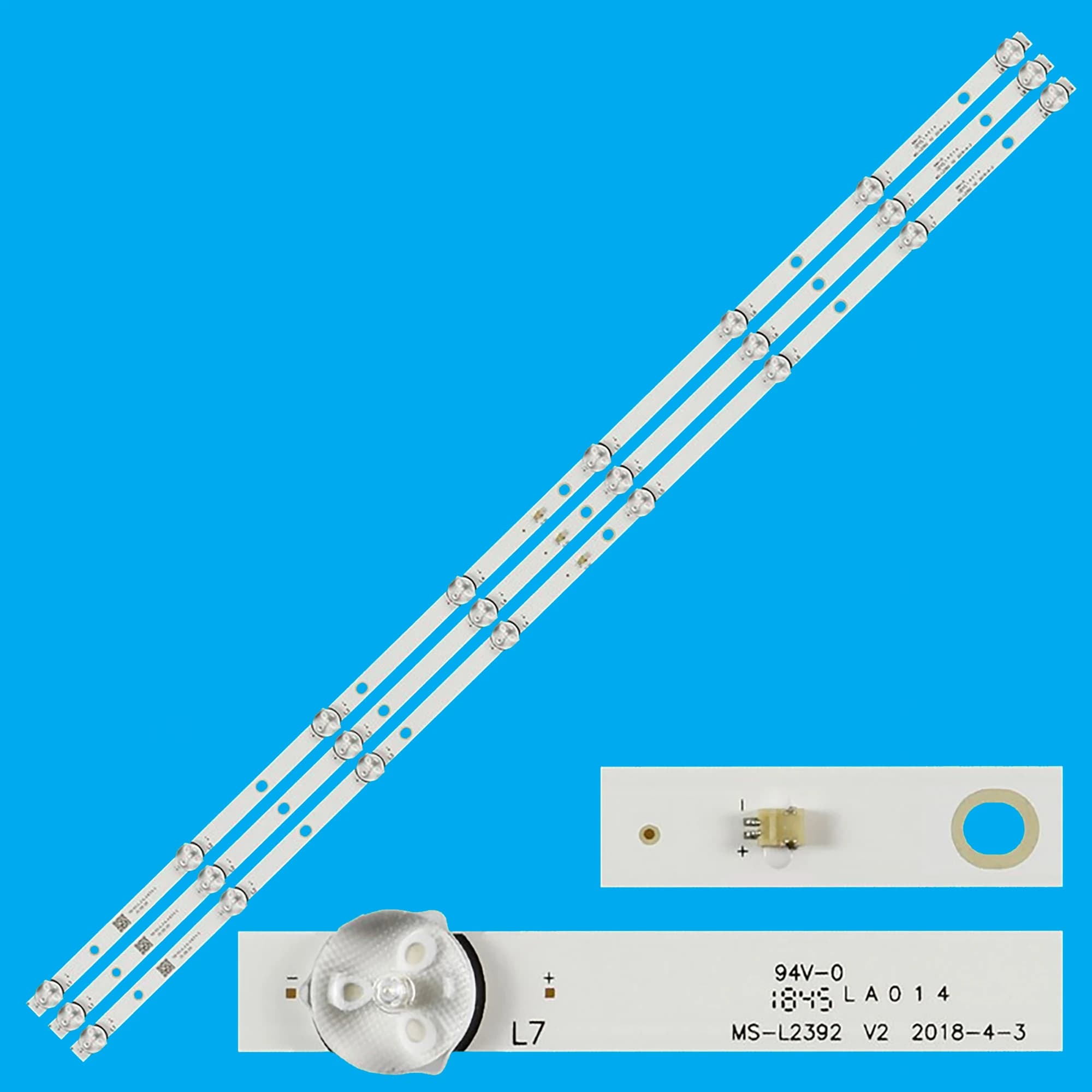 Striscia di retroilluminazione a LED per 43 el610andt EC43F3FN DJTV43 DM-LED43UQ30 HTV-LED43FH JL.D43042330-006AS-M HL-00430A30-0402S-06 A1