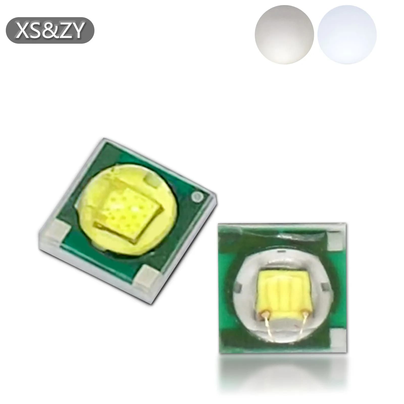 10 pz ad alta potenza 1-3W DC2.8-3V Led diodo a torcia LED perline 3535 350mA bianco freddo bianco per accessori auto bicicletta Headlam