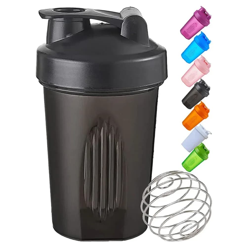 400 ml Shaker Bottle for Milk Protein Mixer Powder Fitness Gym Fitness Gym Shaker Cup for Outdoor Plastic Drinks