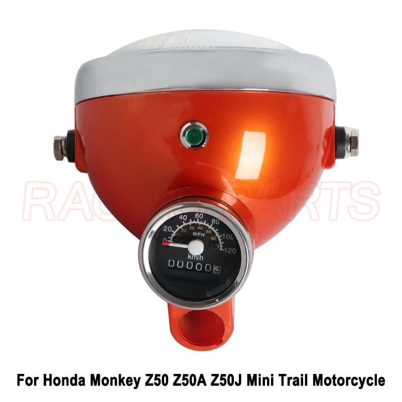 Faro Faro di Montaggio Faro tachimetro Cintura Misuratore di Olio Misura Per Honda Monkey Z50 Z50A Z50J Mini Trail Moto