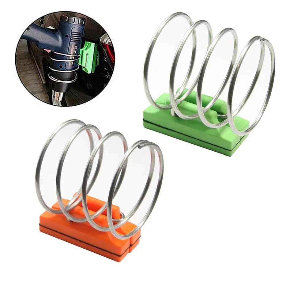 Staffa di supporto magnetica per involucro in vinile in fibra di carbonio per pistola termica ad aria calda Magnete Supporto per anello in ferro Pellicola per auto Strumenti per tinta per finestre