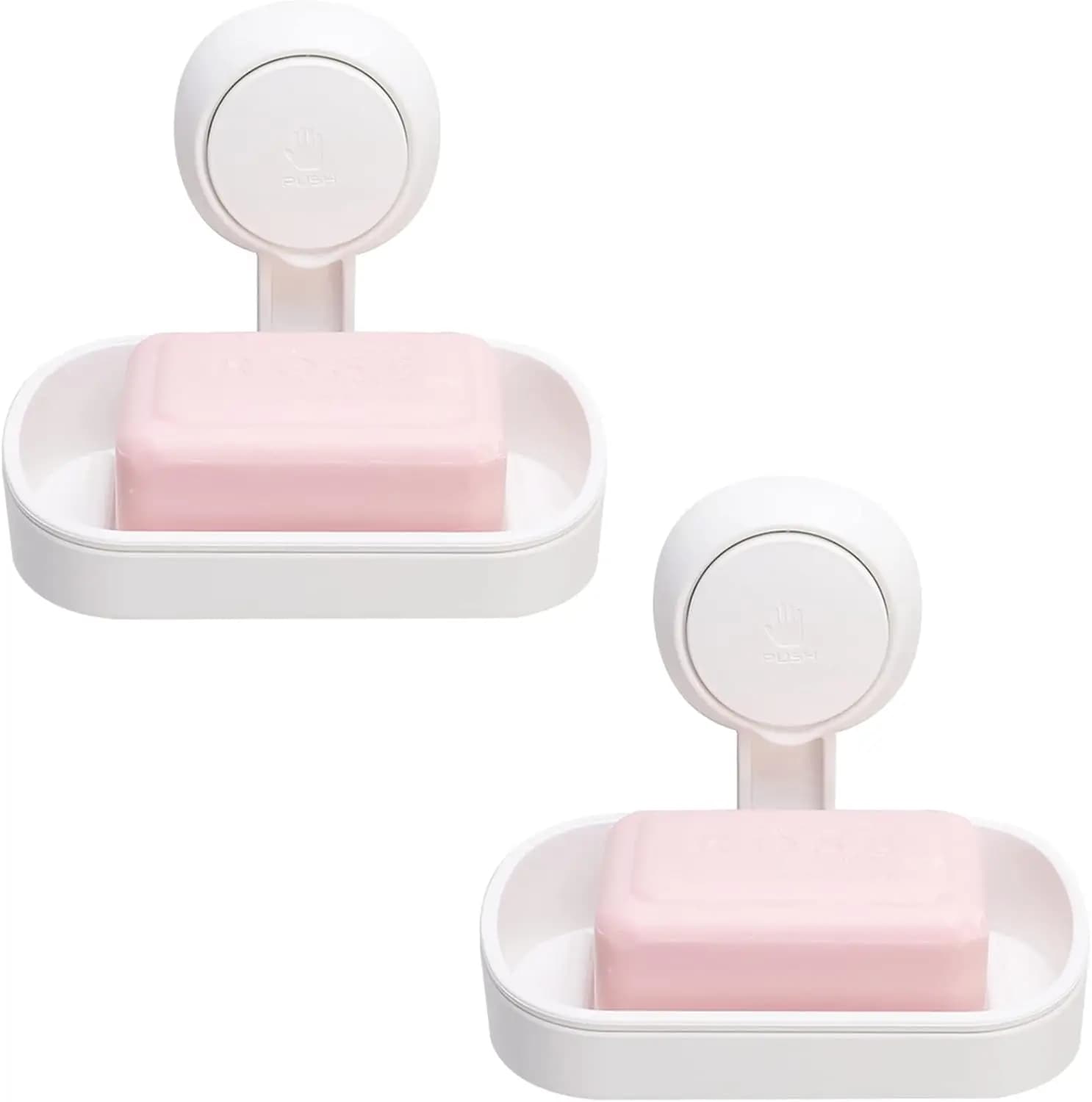 TAILI Portasapone a ventosa senza foratura Portasapone da bagno con scarico Acqua Portasapone da parete Organizzatore Accessori da bagno